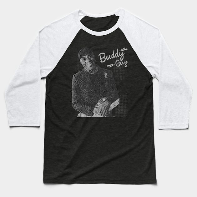 Buddy guy illustration Baseball T-Shirt by Degiab